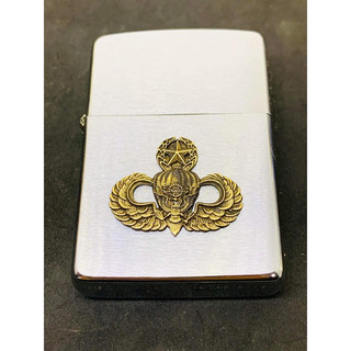 Eblem Q.uân S.ự dán Zippo( Có tặng kèm keo dán)