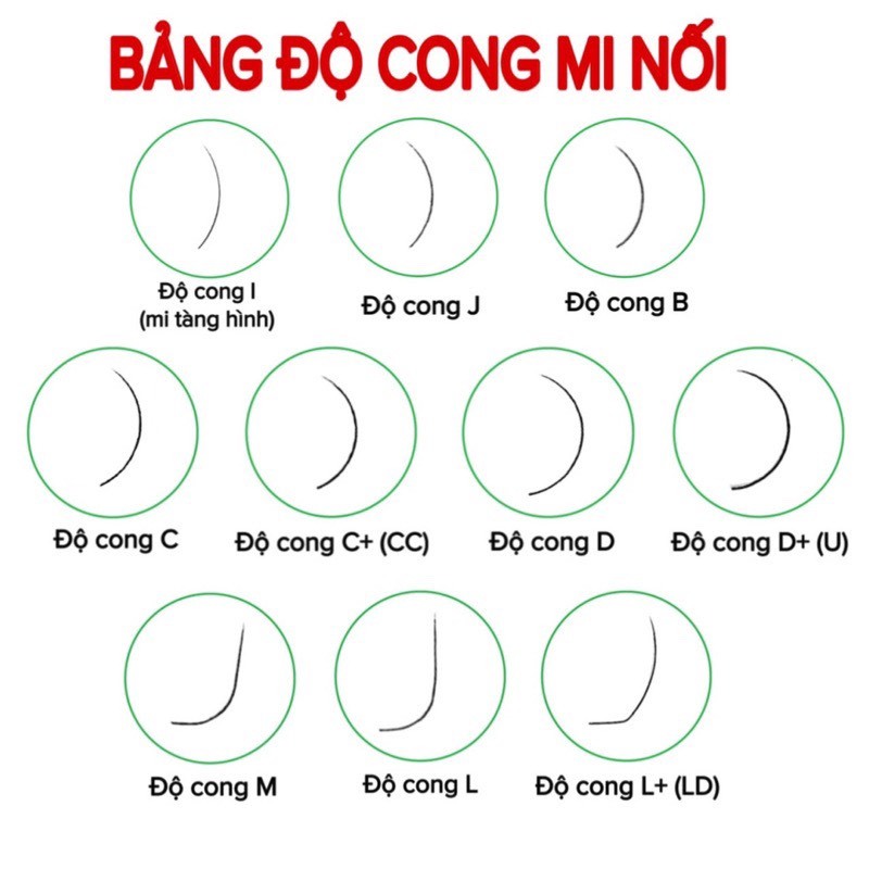 Mi khay  SEDUIRE độ cong I  , tóc SILK