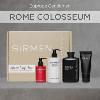 Sirmen - Giftbox combo 4 -Rome Colosseum (Sữa tắm nam - Dầu gội - Dung dịch vệ sinh- sữa rửa mặt)