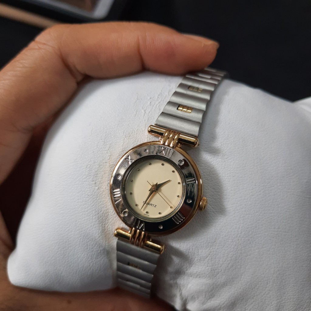 Đồng hồ nữ Noevir máy vàng second hand si nhật- đã qua sử dụng