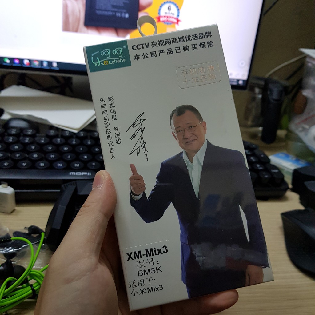 Pin điện thoại lehehe dành cho điện thoại xiaomi mi mix3, mã BM3K, dung lượng 4000mAh, bảo hành 6 tháng