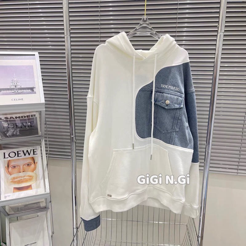 13de.marzo Hoodie Gấu Pha Bò Siêu Đẹp