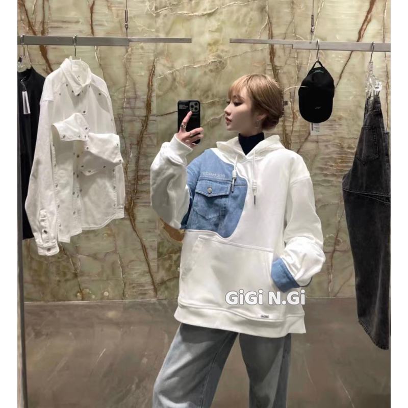 13de.marzo Hoodie Gấu Pha Bò Siêu Đẹp