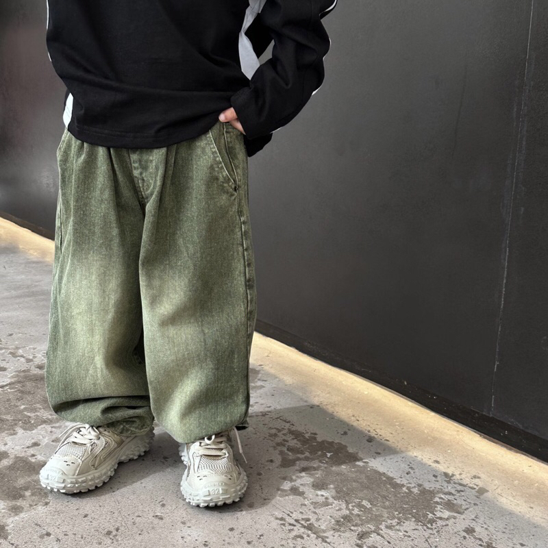 Quần bò phong cách hip hop cho bé hàng qccc