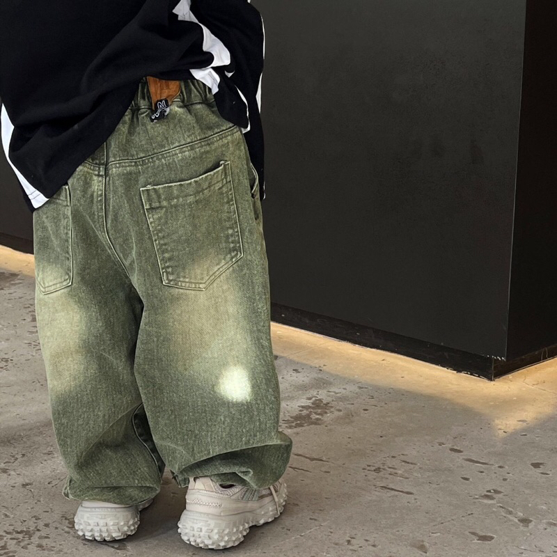 Quần bò phong cách hip hop cho bé hàng qccc