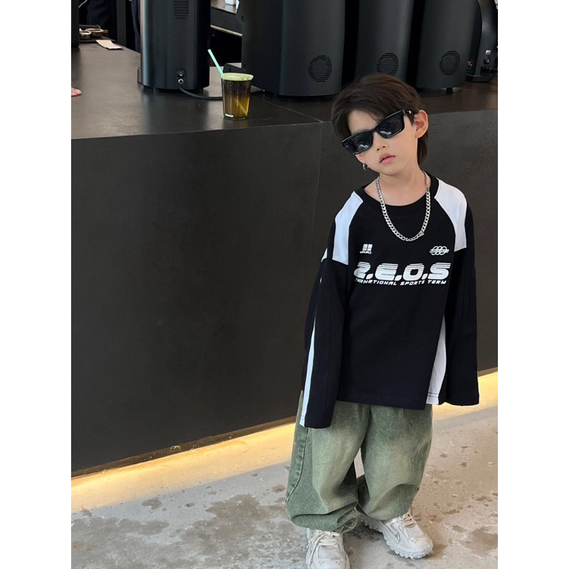 Quần bò phong cách hip hop cho bé hàng qccc