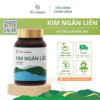 Kim ngân liên DVi nature thanh lọc, thải độc cơ thể do vi khuẩn nấm ngứa, viêm da cơ địa, thủy đậu