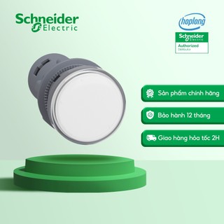 Đèn báo Ø22 Schneider XA2EVM1LC đường kính 22mm 220V DC màu trắng