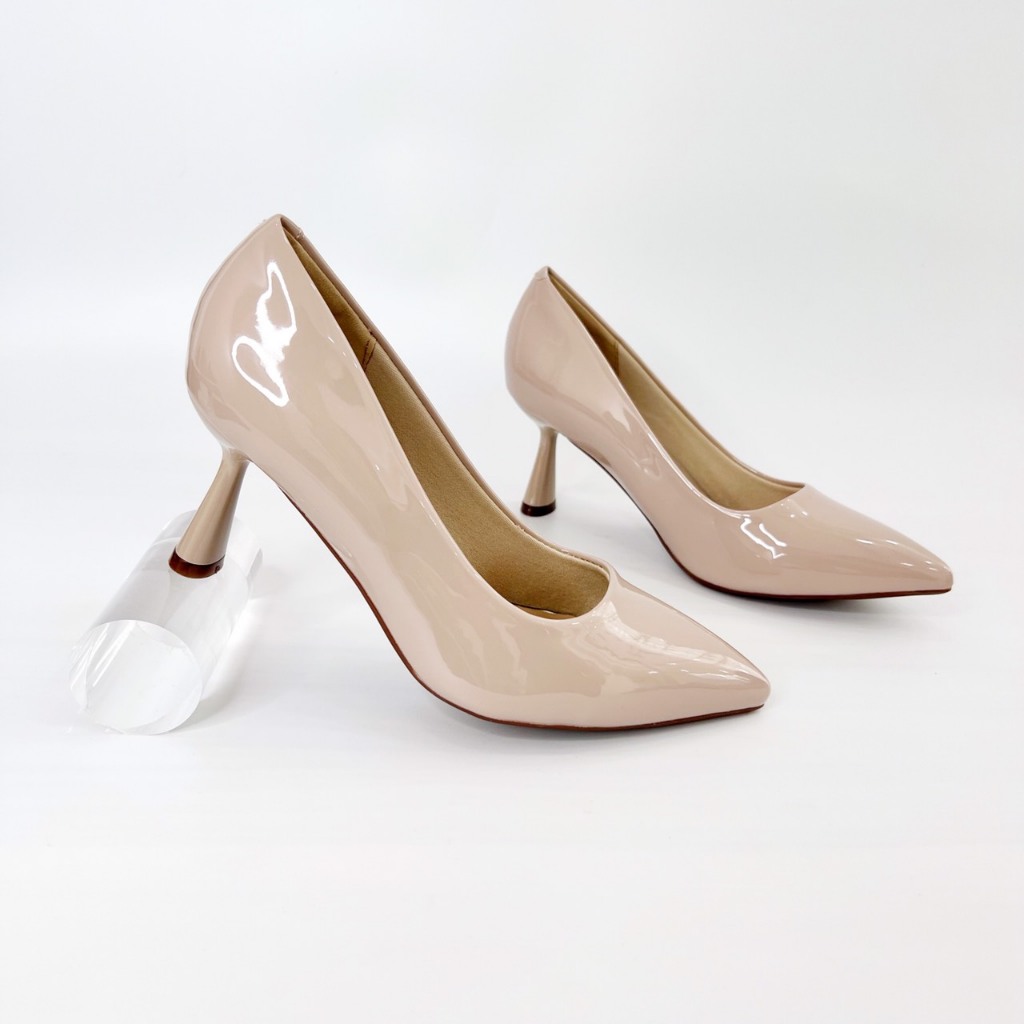 Giày VIP gót bầu thon 6cm MT401