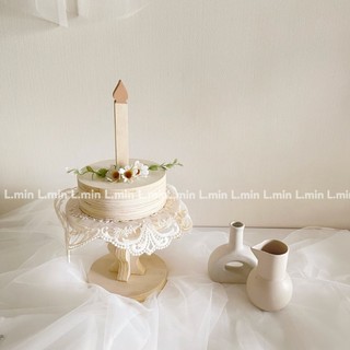 BÁNH KEM GỖ DECOR BY L.MIN (hoả tốc)