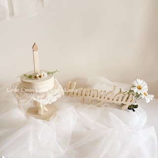 BÁNH KEM GỖ DECOR BY L.MIN (hoả tốc)