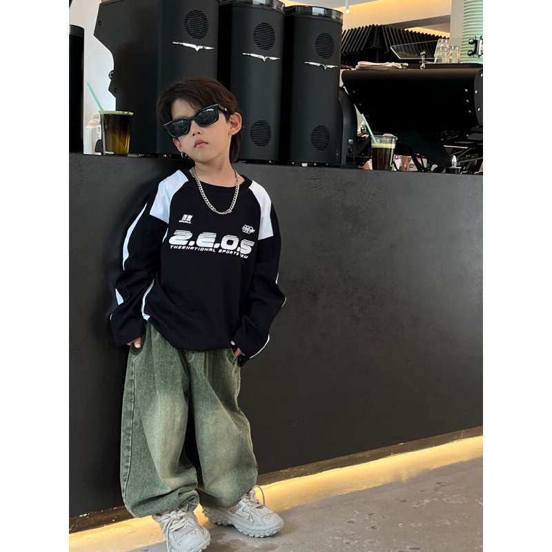 Quần bò phong cách hip hop cho bé hàng qccc