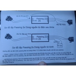 Mạch Pasing Cao Cấp 2s-Mạch Passing Chất Lượng Cao
