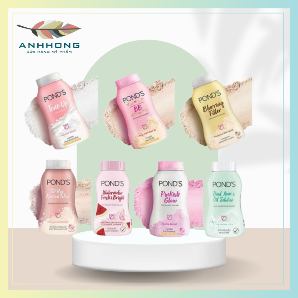 Phấn Pond's Thái Lan, Phấn Ponds BB - Blurring Filler - Pinkish White Glow Giúp Làn Da Khô Thoáng, Tươi Tắn
