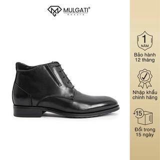 Giày cao cổ nam MULGATI Zip Boot da trơn - 5240X-956A