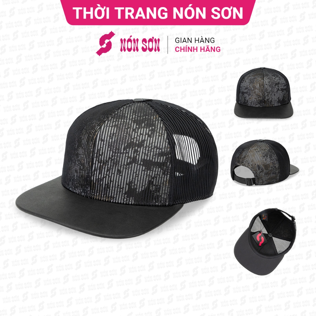Mũ snapback hiphop nam nữ NÓN SƠN chính hãng MC210G-ĐN2HV