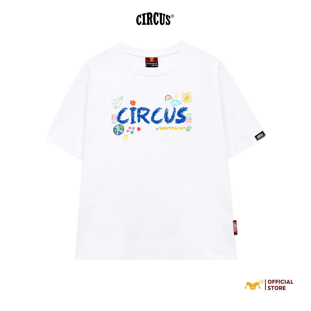 Áo thun unisex oversize Local Brand Circus 100% Cotton - Mã Basic B17