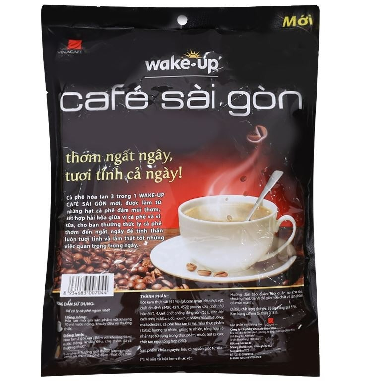 Cà phê sữa Wake Up Café Sài Gòn 456g