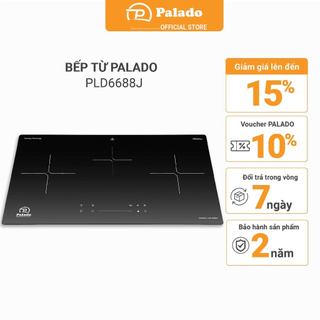 Bếp từ 3 vùng nấu PALADO PLD6688J cao cấp với chức năng hẹn giờ khoá trẻ em công nghệ Inverter tiết kiệm điện năng