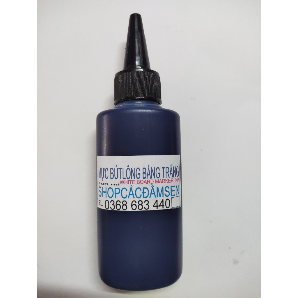 MỰC BÚT LÔNG BẢNG TRẮNG WHITE BOARD MARKER CHAI CÓ VÒI 100ML