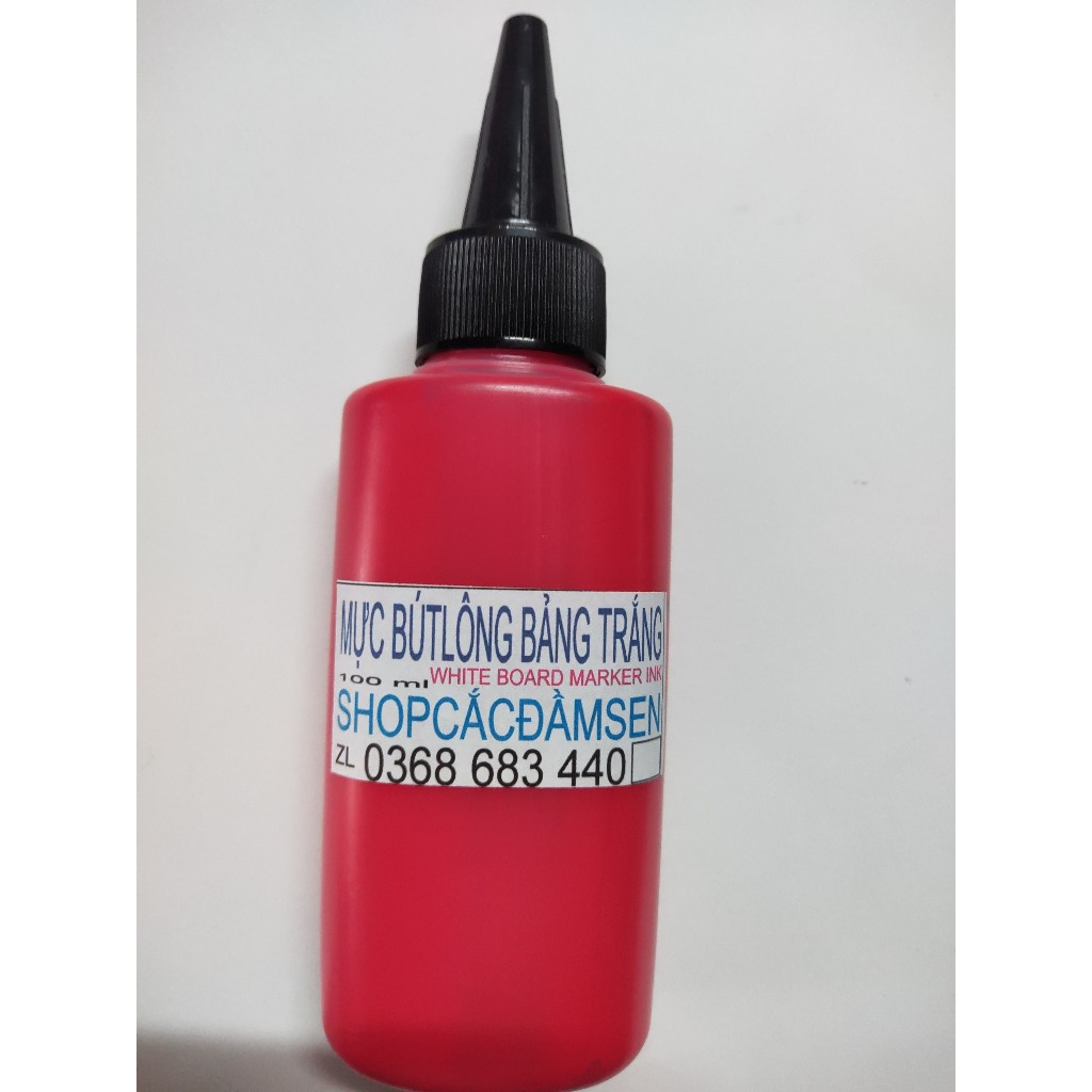 MỰC BÚT LÔNG BẢNG TRẮNG WHITE BOARD MARKER CHAI CÓ VÒI 100ML