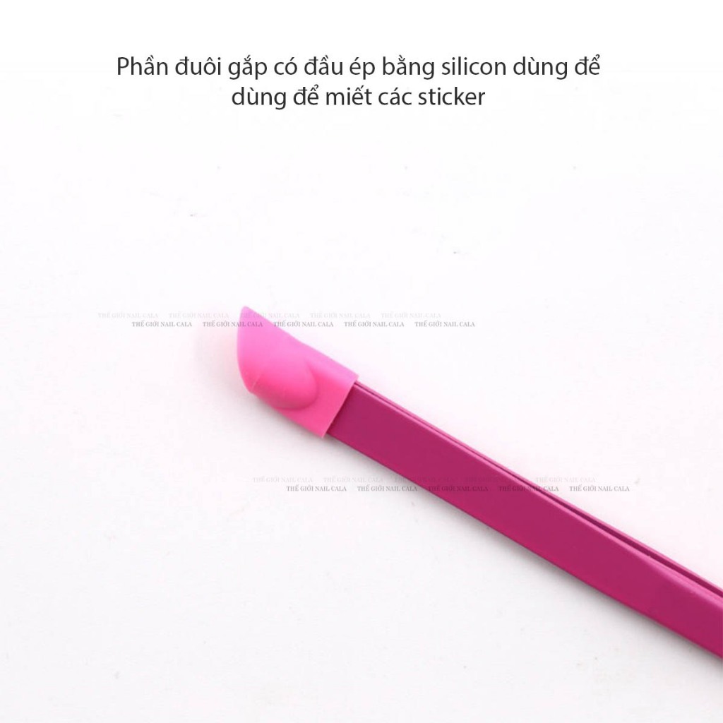 Nhíp gắp phụ kiện chuyên dụng - Nhíp gắp charm đá, sticker 2 đầu đa chức năng cho chi em làm nail