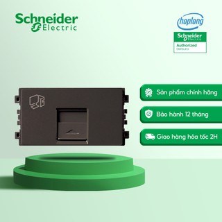 Ổ cắm mạng cate6 size S màu đồng dòng ZenceloA SCHNEIDER 8431SRJ6V_BZ_G19