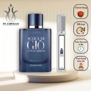 Nước hoa nam acqua di giò profondo edp hương thơm nam tính, lịch lãm - chai 10ml