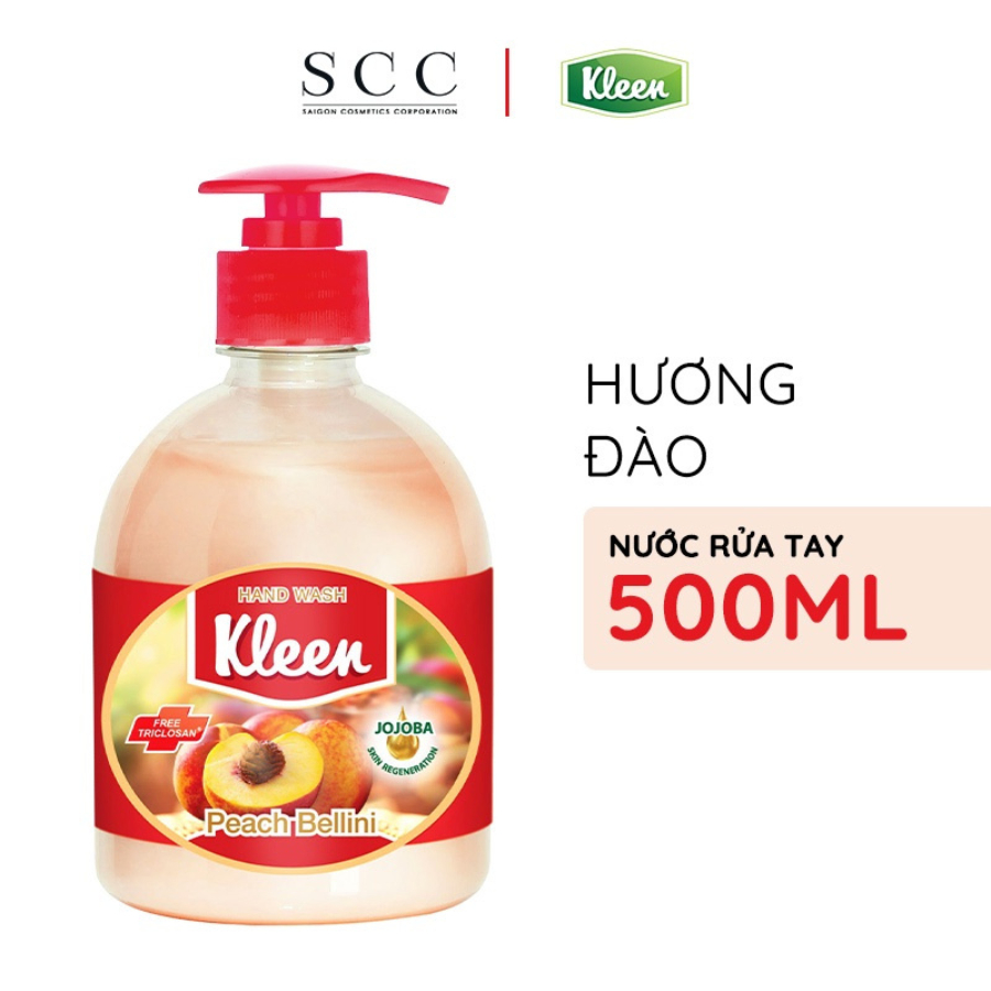 [GIFT] Nước rửa tay Kleen diệt khuẩn và dưỡng ẩm chiết xuất từ thiên nhiên 500ml