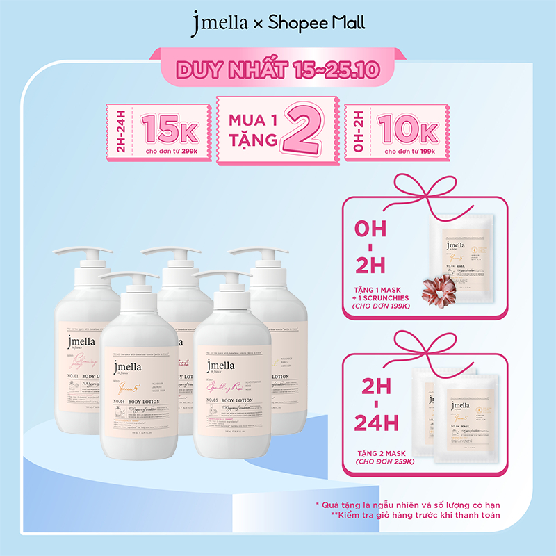 Sữa Dưỡng Thể Hương Nước Hoa Jmella In France Body Lotion 500ml