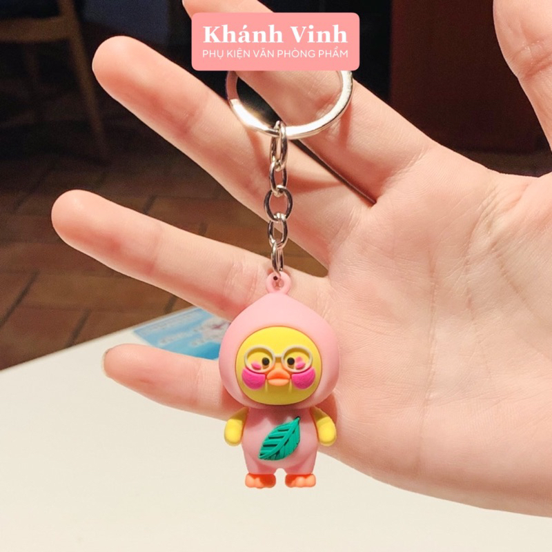 Móc Khoá Chú Vịt Coosplay Hoa Quả Xinh Xắn | Khánh Vinh - Văn Phòng Phẩm