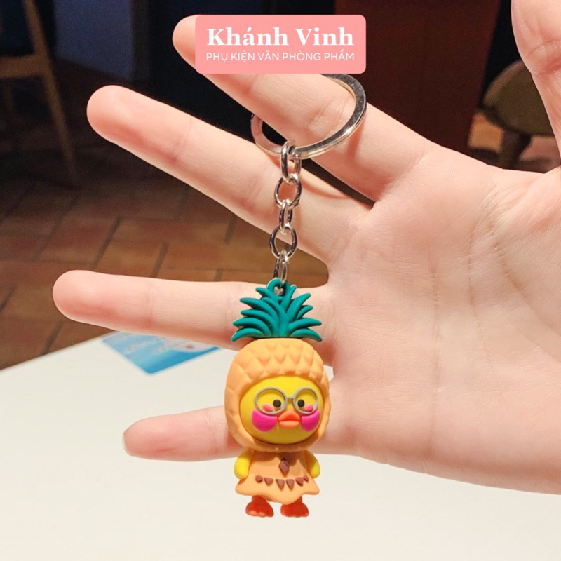 Móc Khoá Chú Vịt Coosplay Hoa Quả Xinh Xắn | Khánh Vinh - Văn Phòng Phẩm