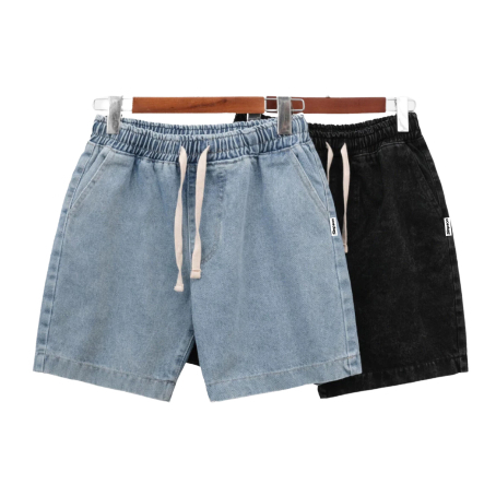 Quần Short Jeans Nam SIMPSON Quần Đùi Jean Vải Dày Đẹp Không Bay Màu - QS02