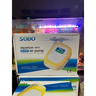 Máy Sục Khí Oxy Bể Cá | Sobo 9903A - Sobo 9905A| Tặng kèm 2M Dây + 1 cục đá sủi | Máy Sủi Giảm Tiếng Ồn