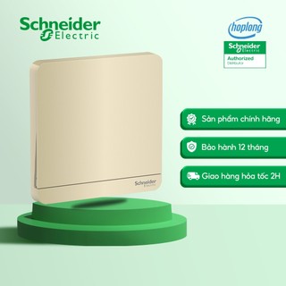 Bộ công tắc Schneider E8331L1LED_WG_G19 - đơn - 1 chiều - 16A - LED - Vàng ánh kim - AvatarON
