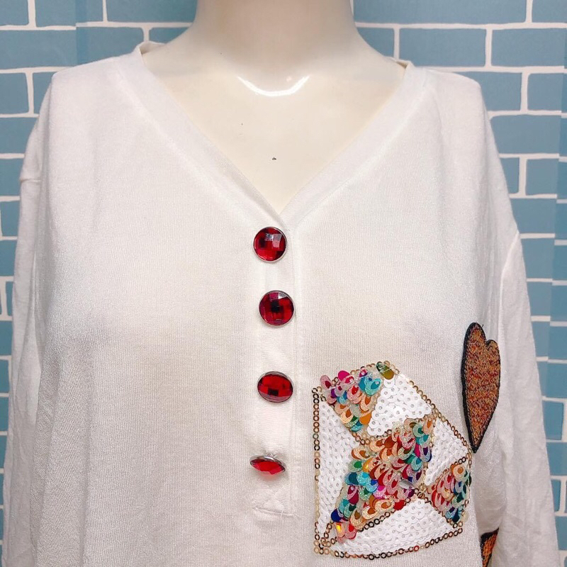 Áo voan trắng hình thêu kiểu