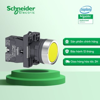 Nút nhấn XA2EA51 Schneider - Vàng - Phi 22 - Nhấn nhả - không đèn