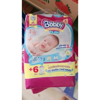[Chính Hãng] TÃ/BỈM DÁN SX SƠ SINH BOBBY 38 MIẾNG VÀ 70 MIẾNG