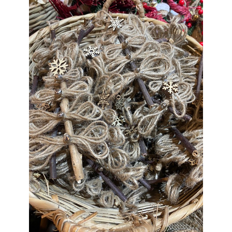 1 cây thông dây thừng treo trang trí Noel