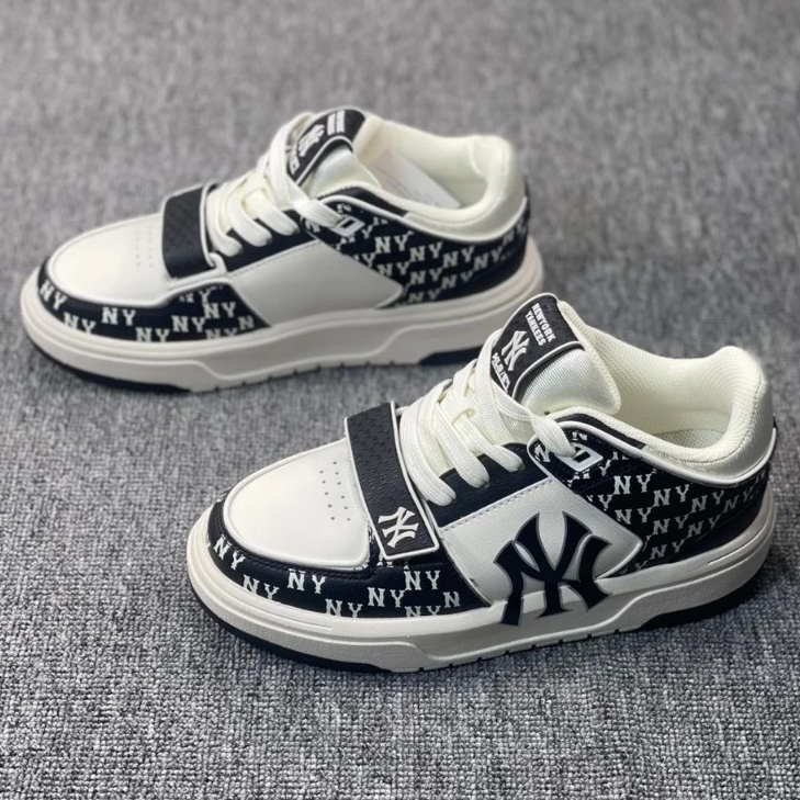 GIÀY Thể Thao sneakers M.L.B CHUNKY MONOGRAM 2023 Bản SC, Sneaker NY Xanh Navy full size 36-43