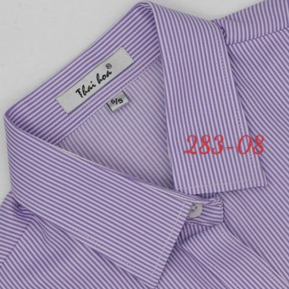 Thái Hoà Chính Hãng Áo sơ mi vải sợi tre kẻ sọc thẳng 283 tay dài đủ màu