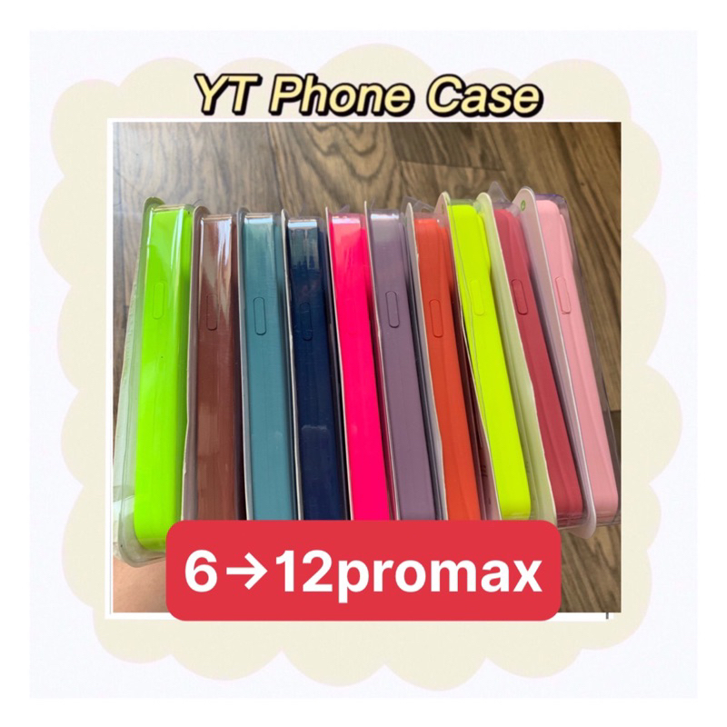 Ôp chống bẩn 6-12promax có lót nhung, ko full cạnh đáy YT Phone Case