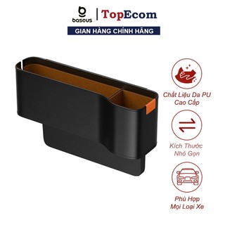 Hộp Đựng Đồ Ô Tô Xe Hơi Baseus OrganizeFun Series Car Console Storage Gắn Khe Ghế Bọc Da Pu Cao Cấp - TopEcom