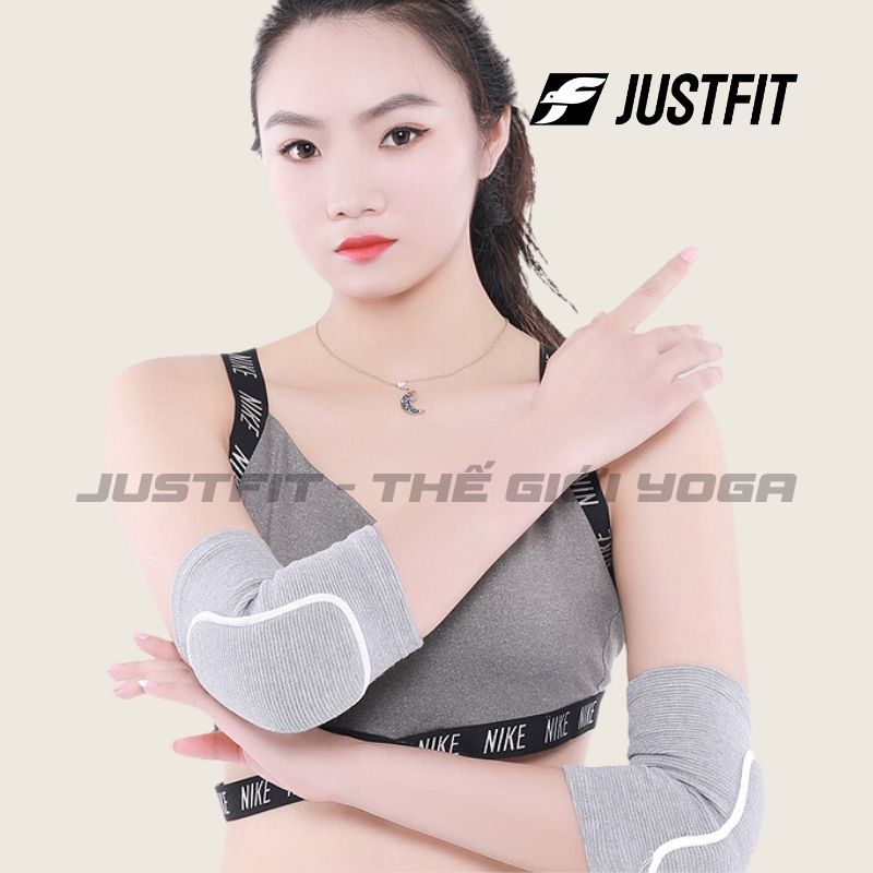 Đai Bảo Vệ Khuỷu Tay Yoga, Băng Đeo Khuỷu Tay Tập Gym Thể Thao JUSTFIT STORE