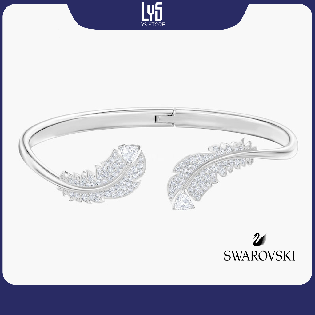 Vòng tay nữ Swarovski LÔNG VŨ NICE BANGLE 2047SV