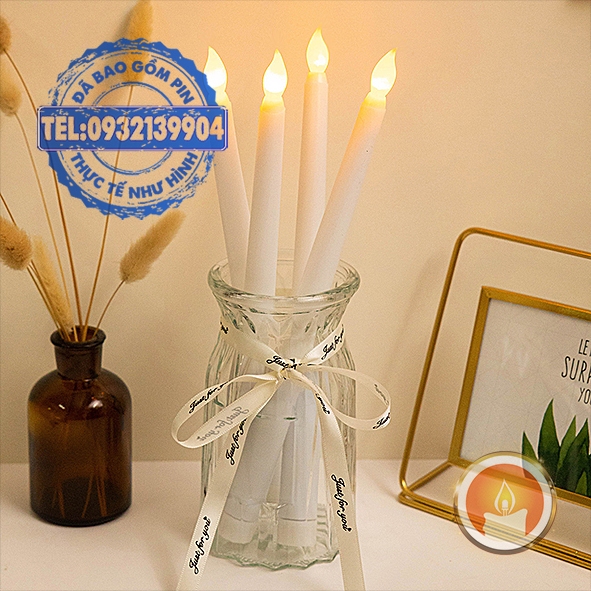 Nến cây trang trí điện tử [LẮP SẴN PIN]