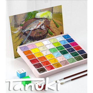 [Bản 2021] Set Gouache Himi 18/24/56 màu dạng thạch