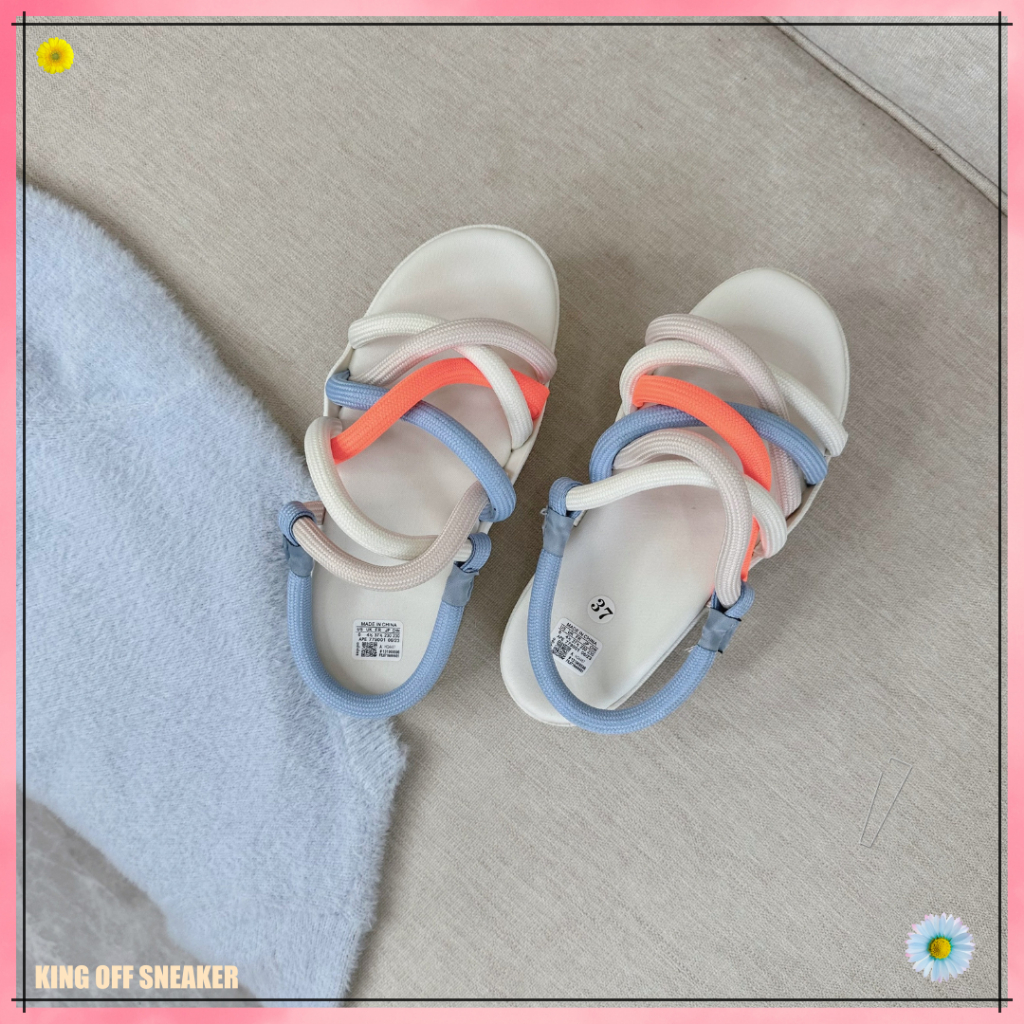 Dép Sandal Nữ 💕 giày sandal nữ dây xanh, phong cách thời trang dễ phối đồ