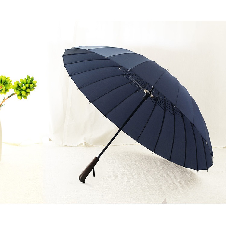 Ô 24 nan siêu rộng che nắng mưa, nan thép siêu chắc chắn chống gió mạnh, chống lật, vải dày dặn tránh tia UV bảo vệ da