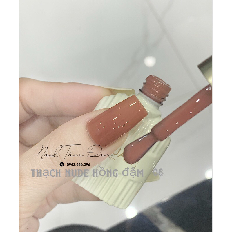 Thạch Nude hồng đậm
